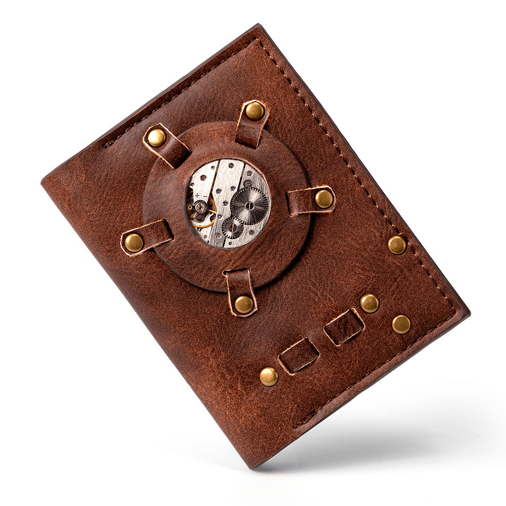 Steampunk ladies long wallet