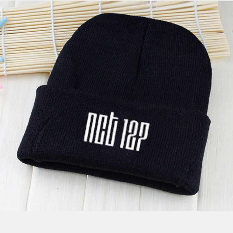 Hat Black Personality Student Couple Men And Women Woolen Hat