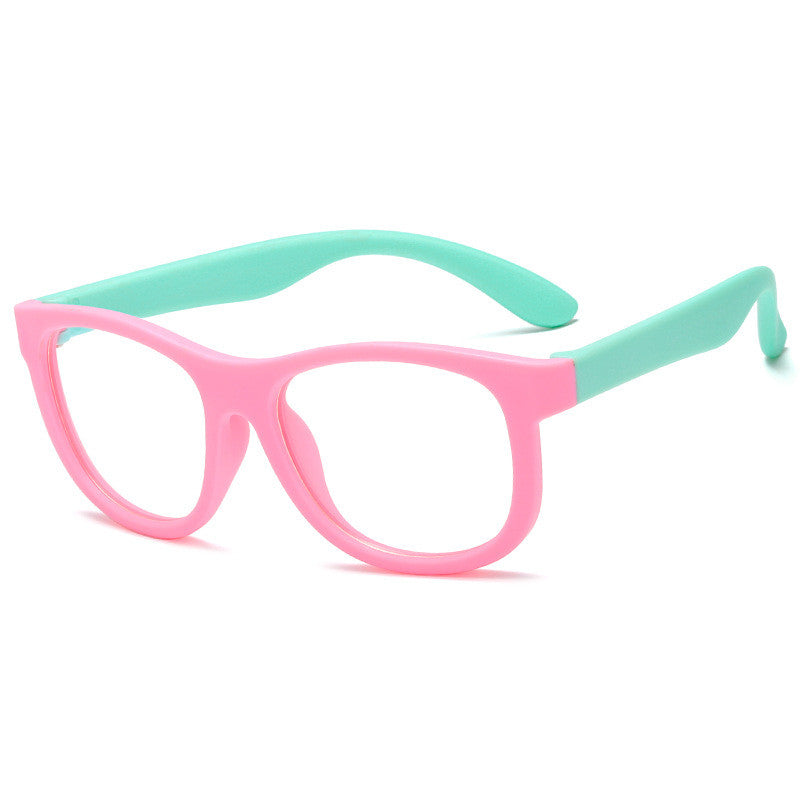 Boys And Girls Anti Blue Glasses Children's Anti UV Flat Glasses