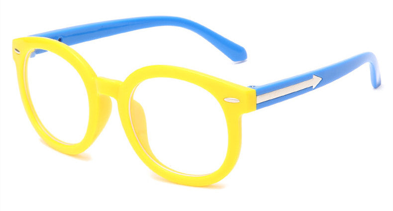 Fashion Arrow Round Blue Anti-Blue Glasses