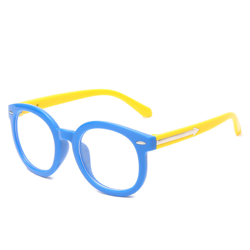 Fashion Arrow Round Blue Anti-Blue Glasses