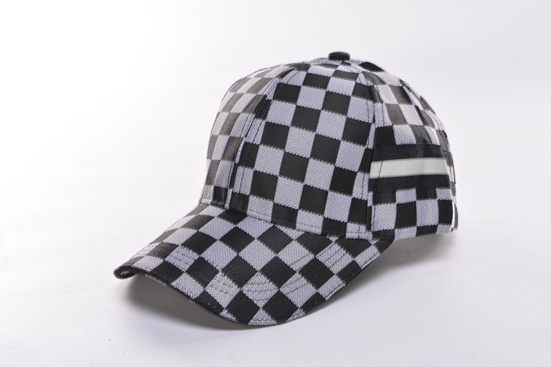 Spring And Summer Plaid Baseball Cap