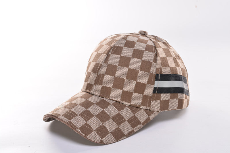 Spring And Summer Plaid Baseball Cap