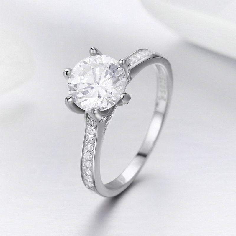 S925 Fashion Diamond Ring Women