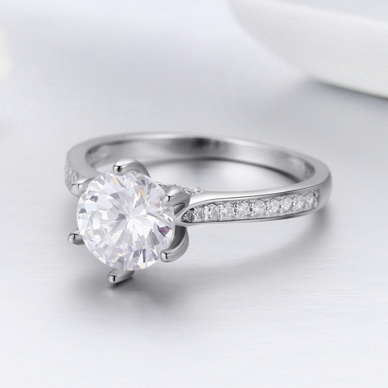 S925 Fashion Diamond Ring Women