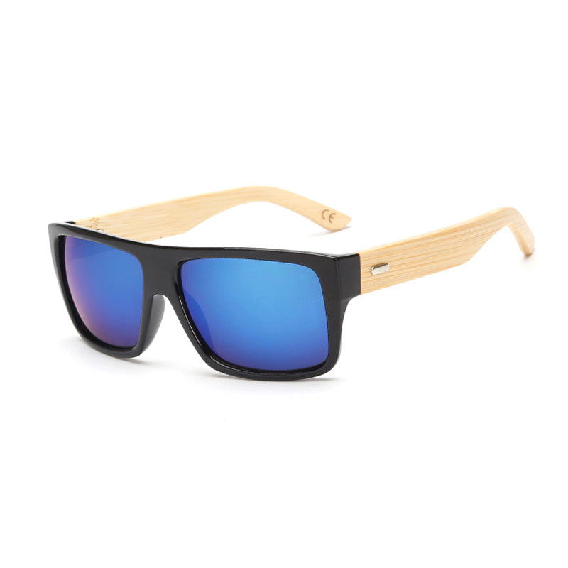 Retro Wooden Bamboo Leg Glasses Men And Women Sunglasses