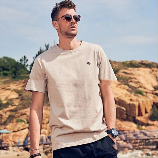 Men's Cotton T Shirt Light Summer Casual T Shirt
