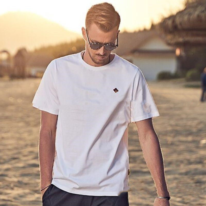 Men's Cotton T Shirt Light Summer Casual T Shirt