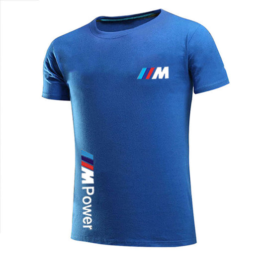 Summer Sports T-Shirt Casual Young Men Running Sports Round Neck Short Sleeves