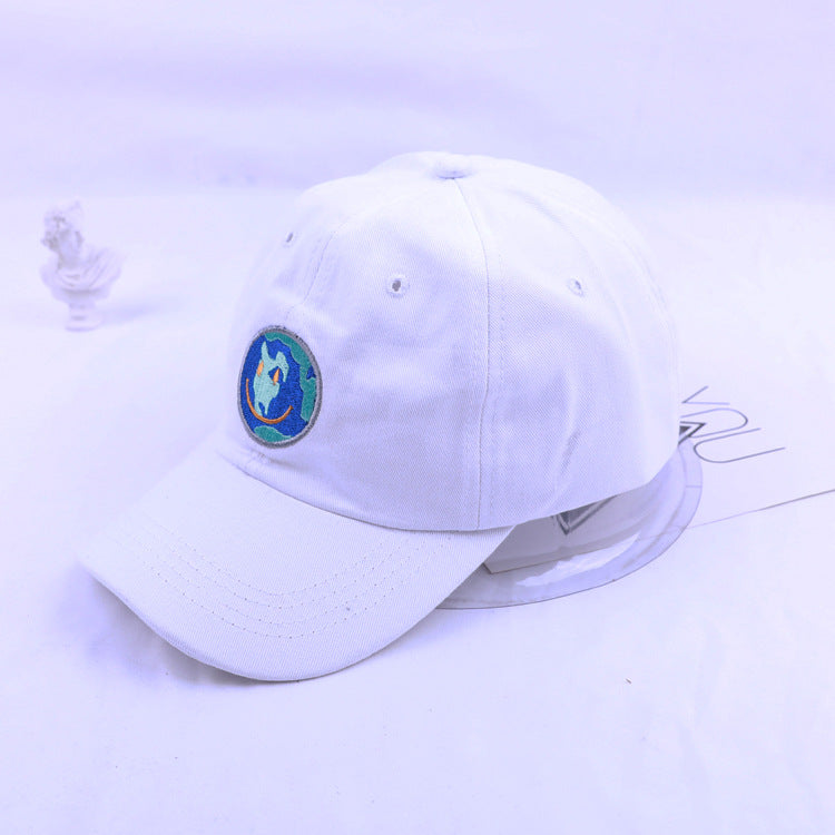 Earth Embroidery New Casual Baseball Cap