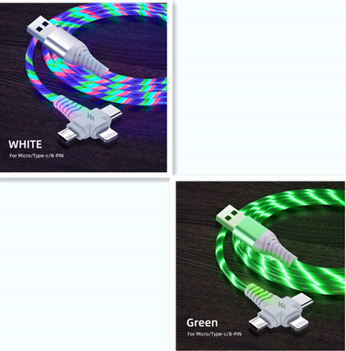 Fast charging cable aluminum alloy streamer data cable