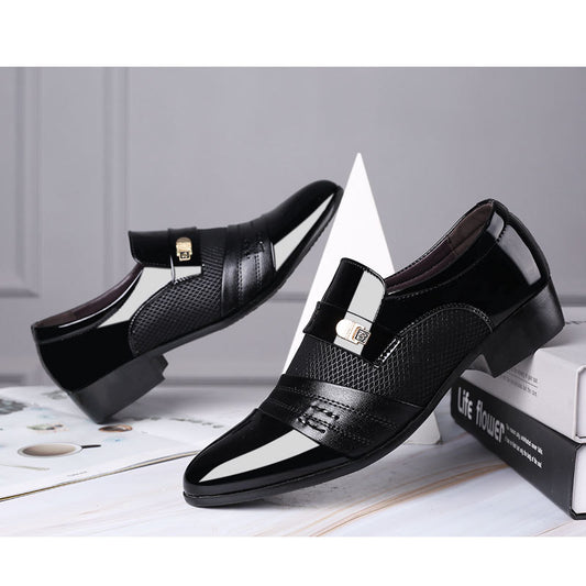 Men's Casual Shoes, Business Dress Shoes, Large Size All-match Wedding Shoes