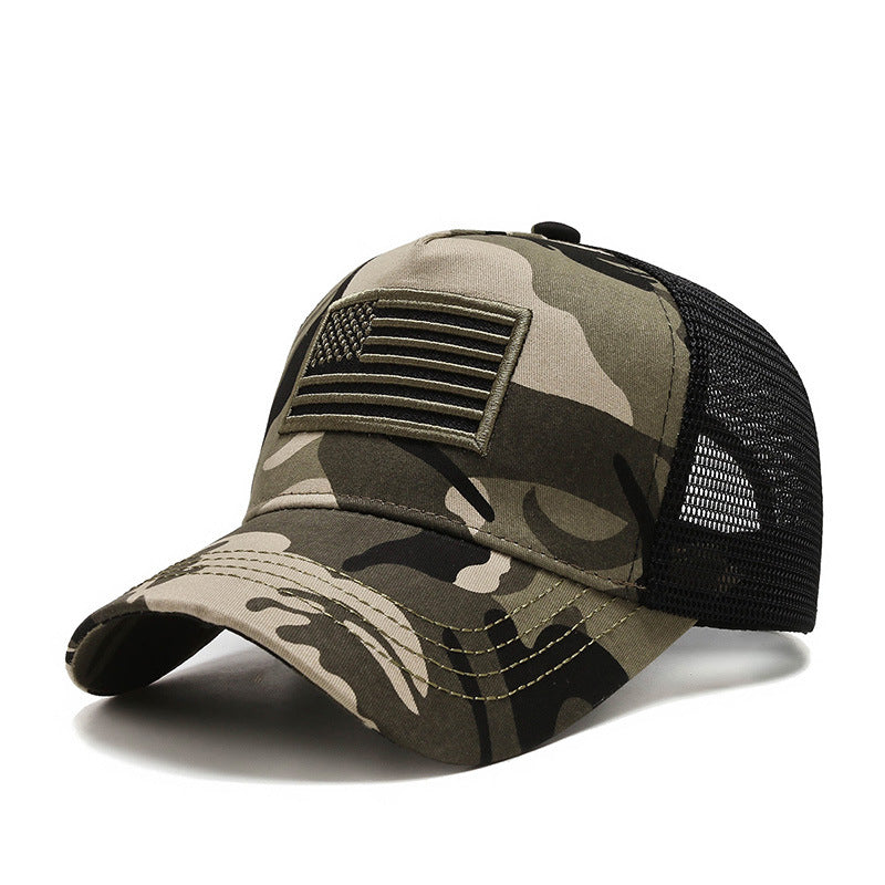 American Flag Camouflage Baseball Cap For Men And Women