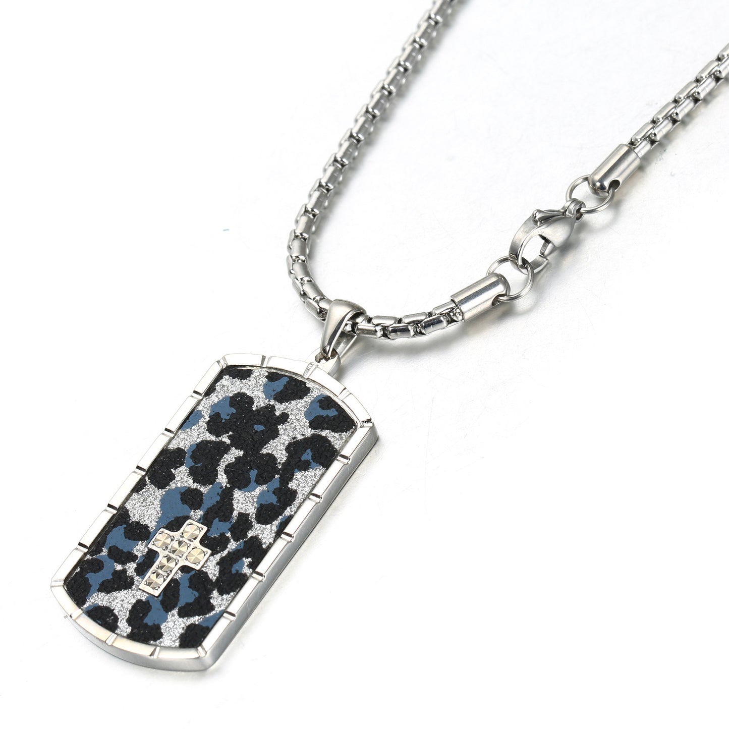 Stainless Steel Necklace Ins Titanium Steel Retro Necklace For Men