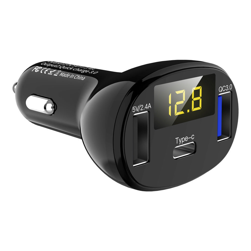 C02 Car Charger Digital Display Car Charger