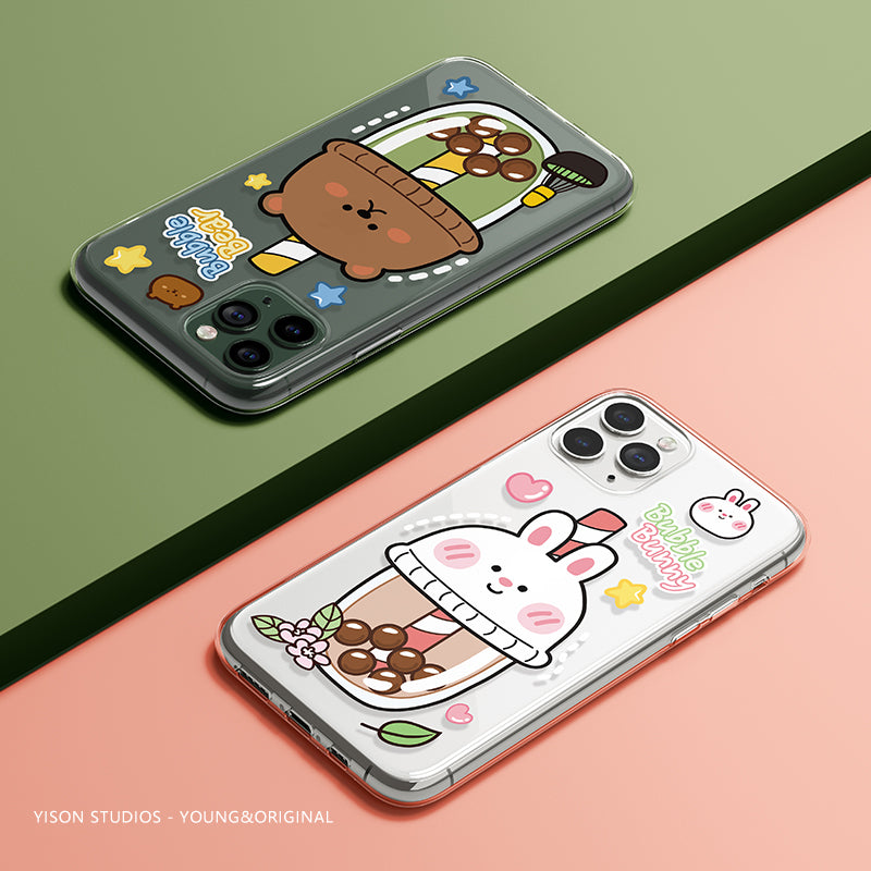 Couple Xs Max Cartoon Cute 8Plus Huawei P40 Protective Case P30