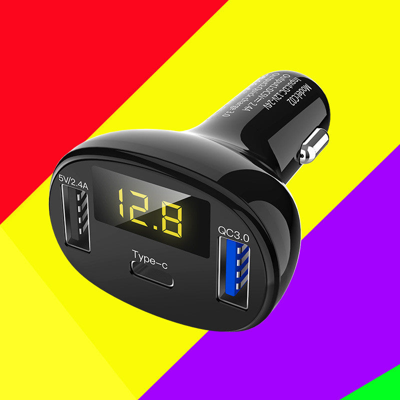 C02 Car Charger Digital Display Car Charger