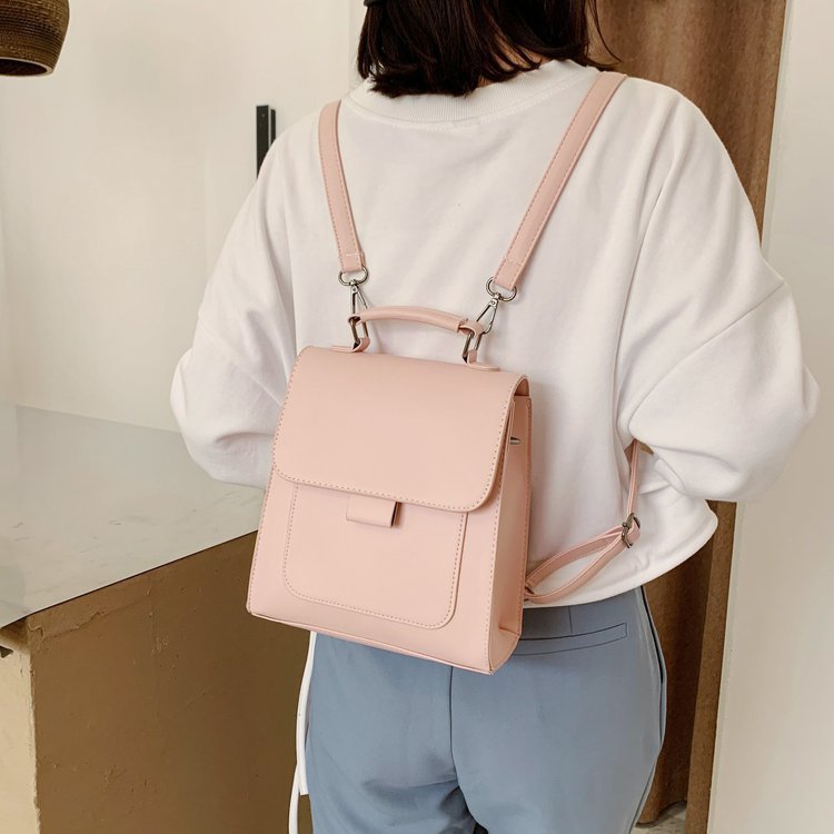 Ladies Fashion Backpack Shoulder Bag Can Shoulder Simple Messenger Bag