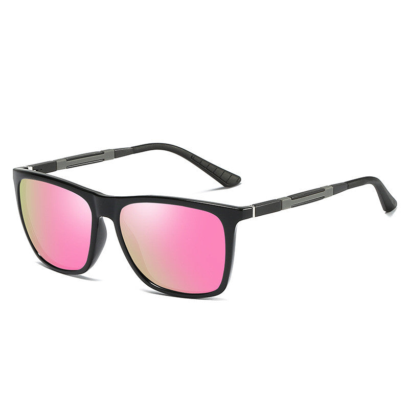 New Style Polarized Sunglasses For Men And Women, Colorful Sunglasses, Fashion Night Vision Goggles, Aluminum-Magnesium Temples