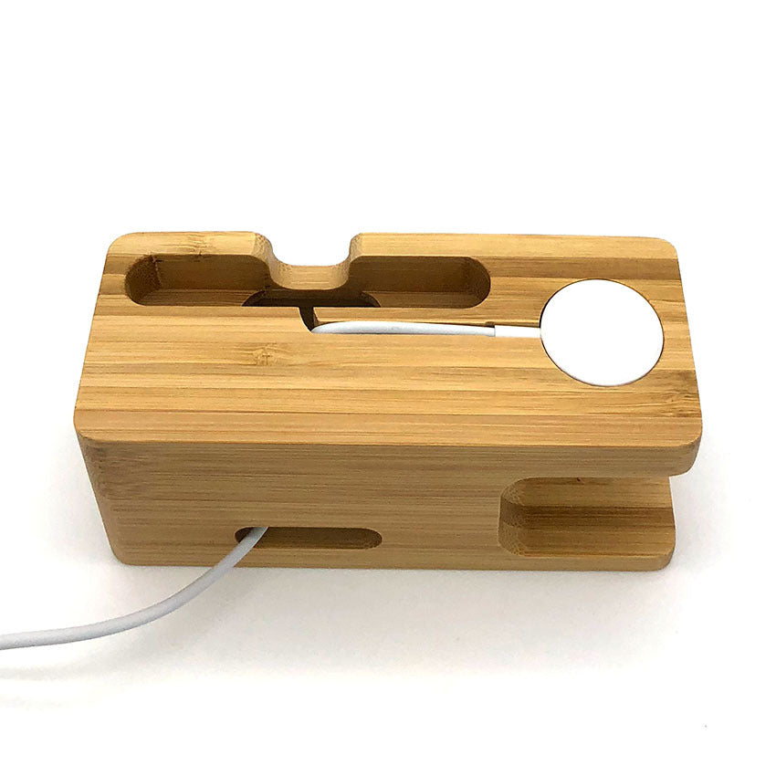 Watch bamboo stand smart phone stand lazy phone stand