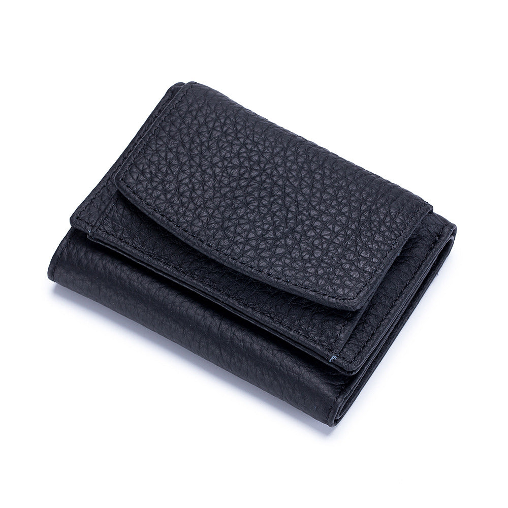 Small Wallet, Leather Coin Purse, Wallet, Short Female Wallet