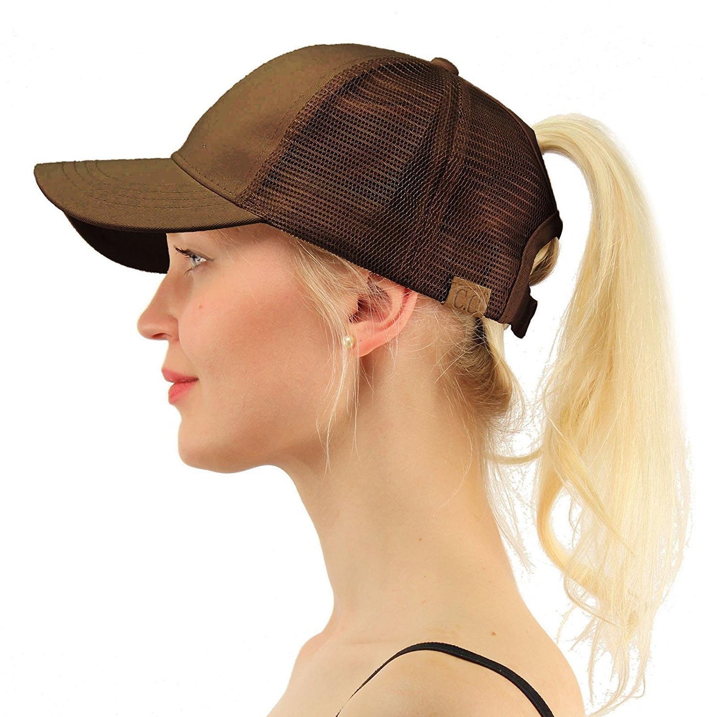 Baseball-Caps Ponytail Snapback Sequins Hip-Hop-Hat