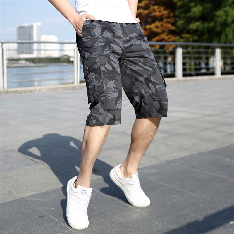 Camouflage Casual Sports Cargo Shorts