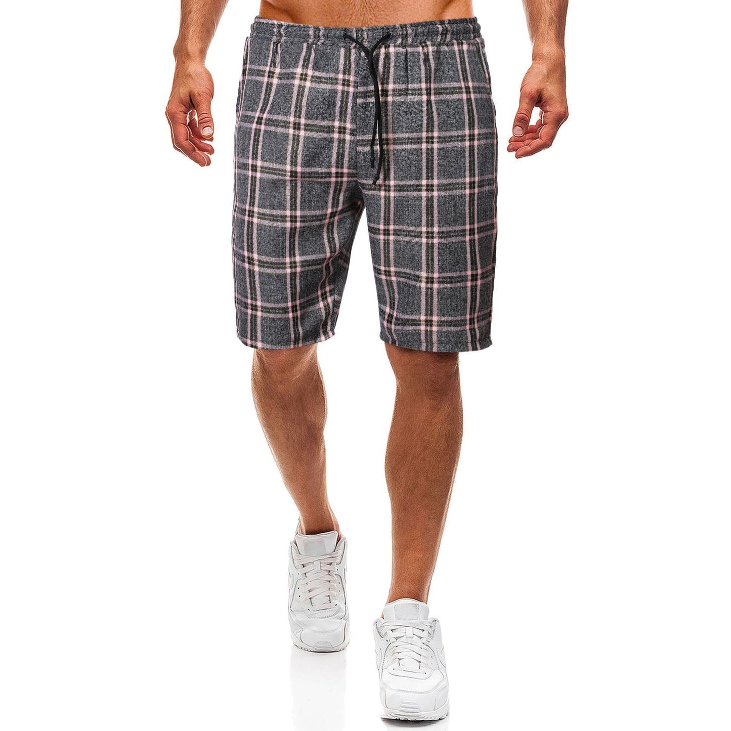 New shorts casual plaid pants