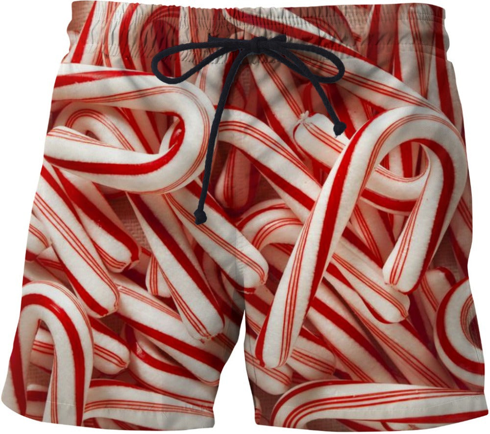 Men's 3D Printed Shorts Beach Pants