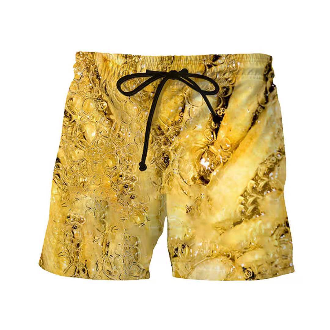 Men's 3D Printed Shorts Beach Pants