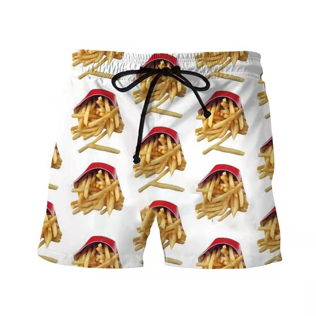 Men's 3D Printed Shorts Beach Pants