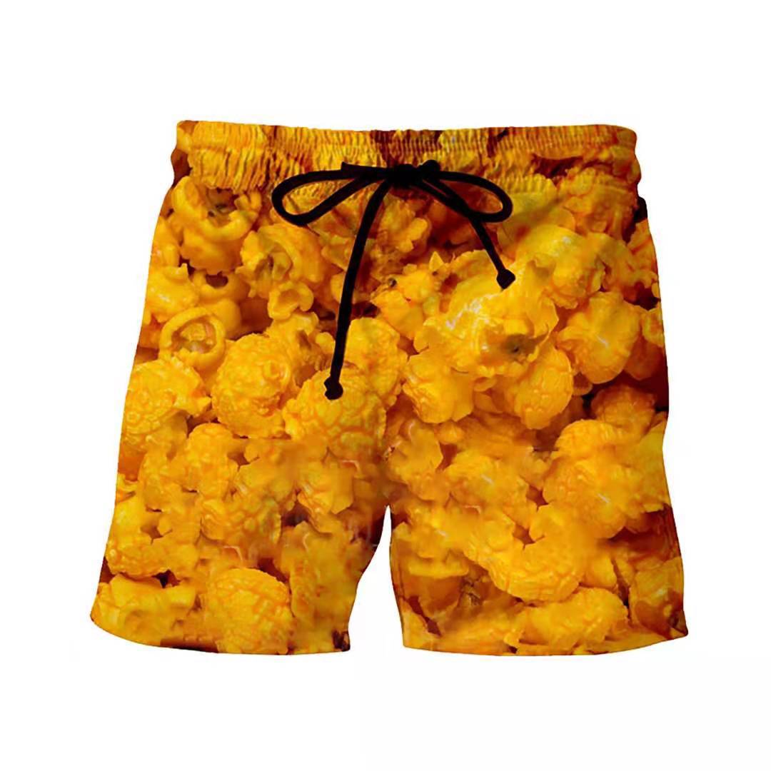 Men's 3D Printed Shorts Beach Pants