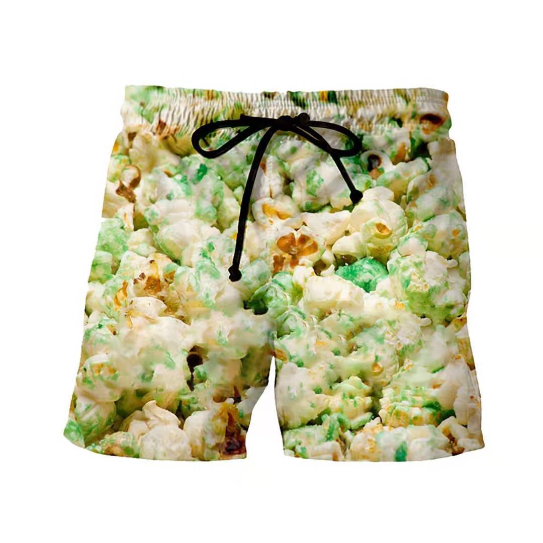 Men's 3D Printed Shorts Beach Pants