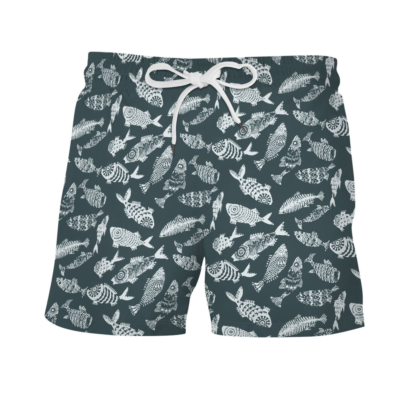 Pineapple Digital Print Men's Beach Shorts