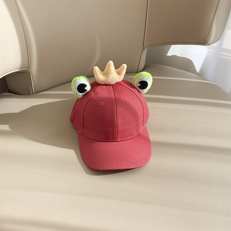 Children Hat Cartoon Frog Peaked Cap