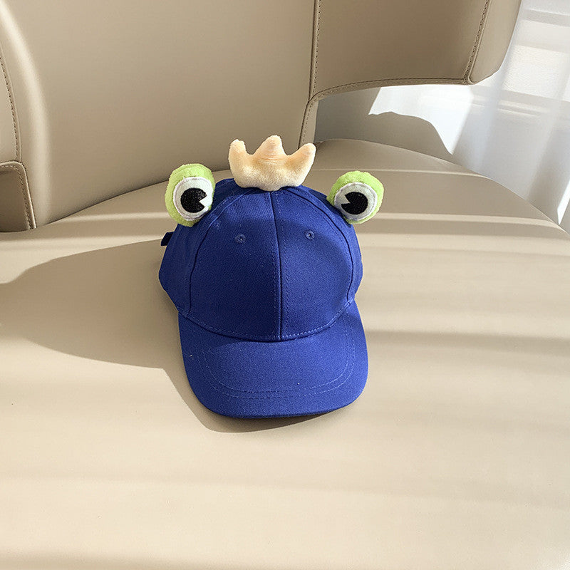 Children Hat Cartoon Frog Peaked Cap