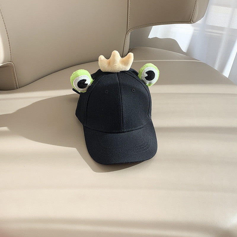 Children Hat Cartoon Frog Peaked Cap