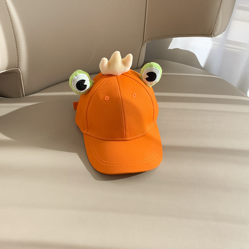 Children Hat Cartoon Frog Peaked Cap