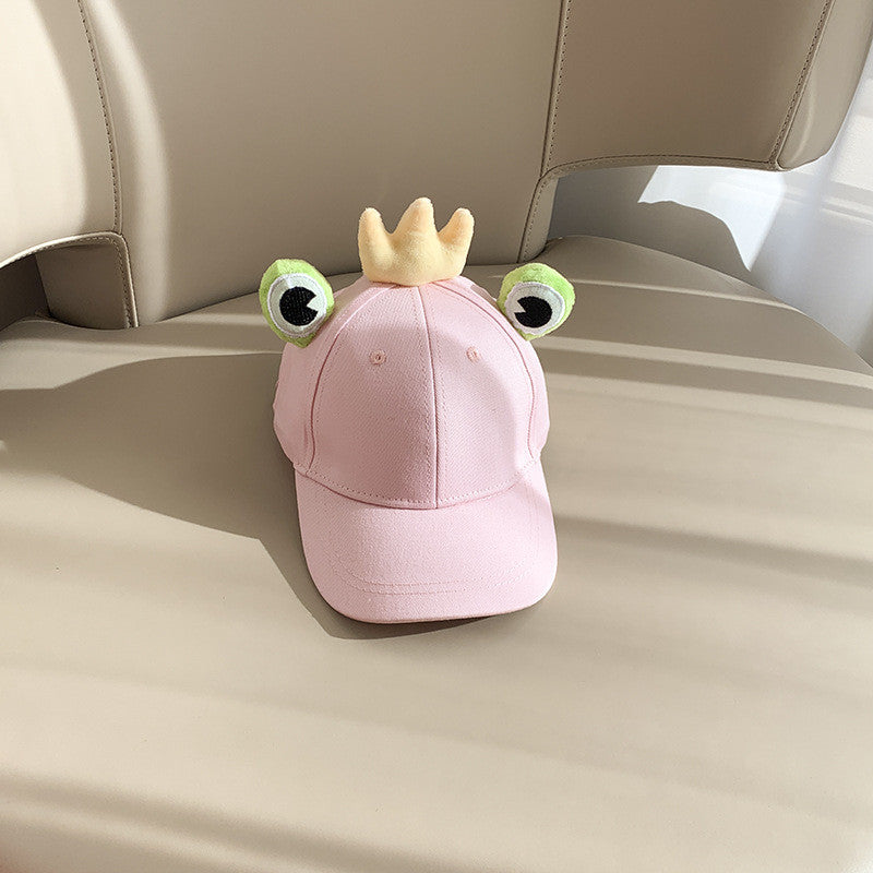 Children Hat Cartoon Frog Peaked Cap