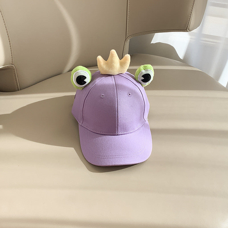 Children Hat Cartoon Frog Peaked Cap