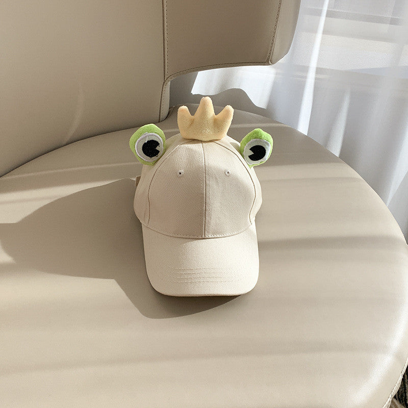 Children Hat Cartoon Frog Peaked Cap