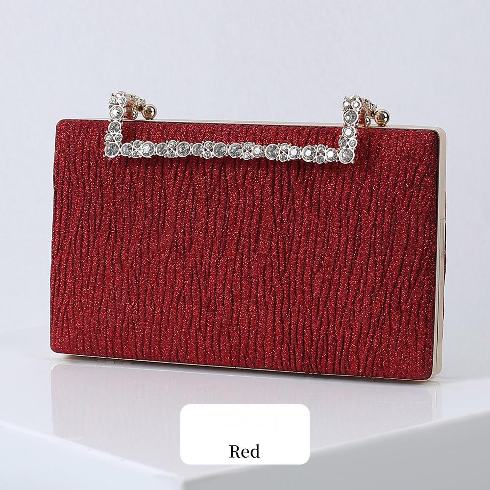 Pleated evening bag