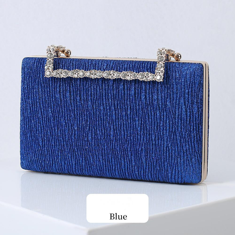 Pleated evening bag