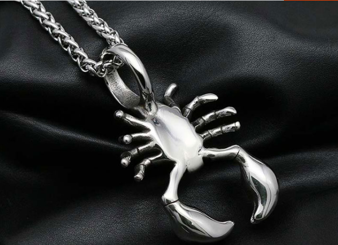 Japanese And Korean Retro Magic Scorpion Necklace Men