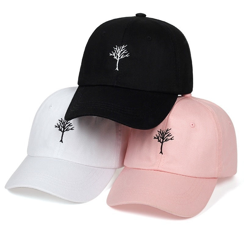 Men's Branch Embroidery Casual Cotton Baseball Cap