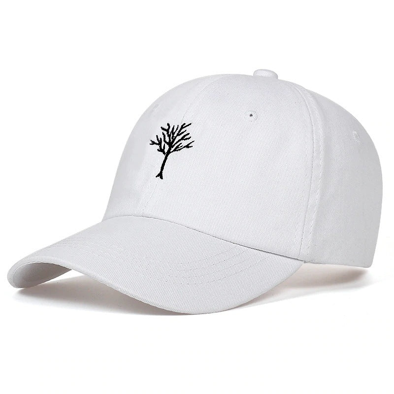 Men's Branch Embroidery Casual Cotton Baseball Cap