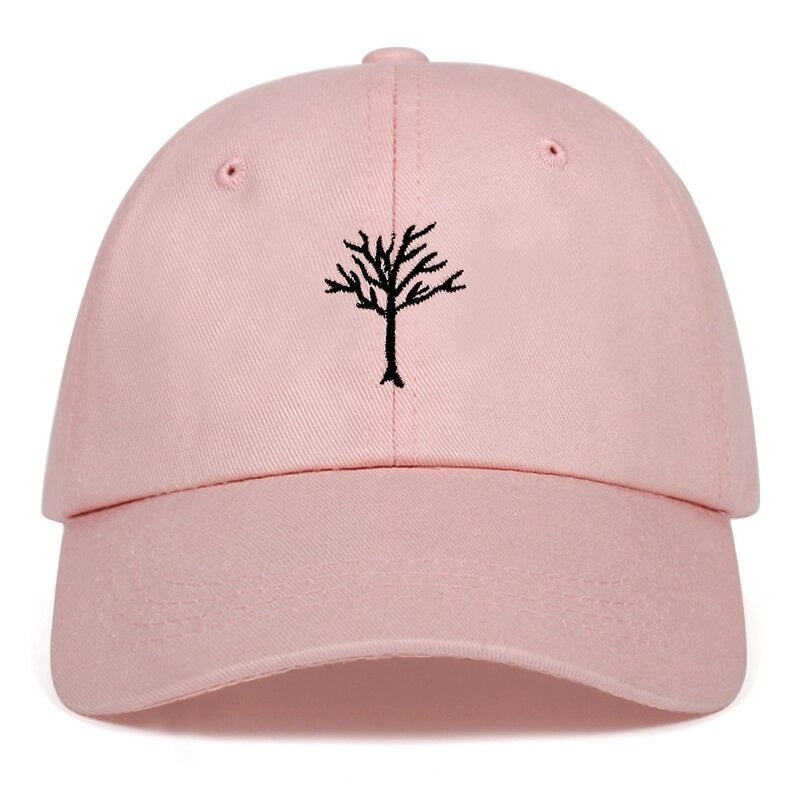 Men's Branch Embroidery Casual Cotton Baseball Cap