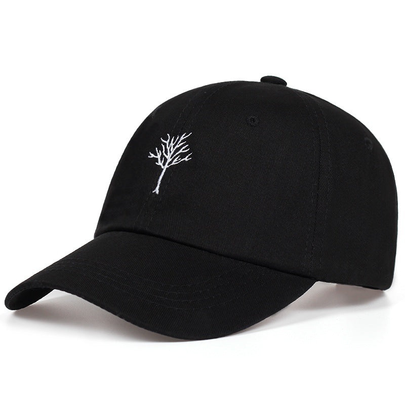 Men's Branch Embroidery Casual Cotton Baseball Cap