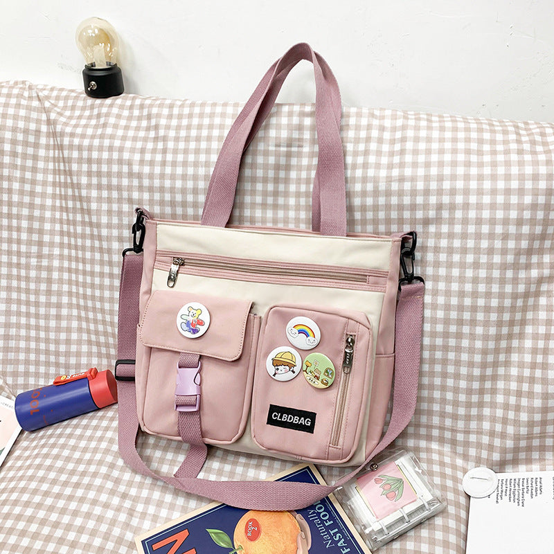 Japan Style Kawaii Women Shoulder Bags Waterproof Nylon