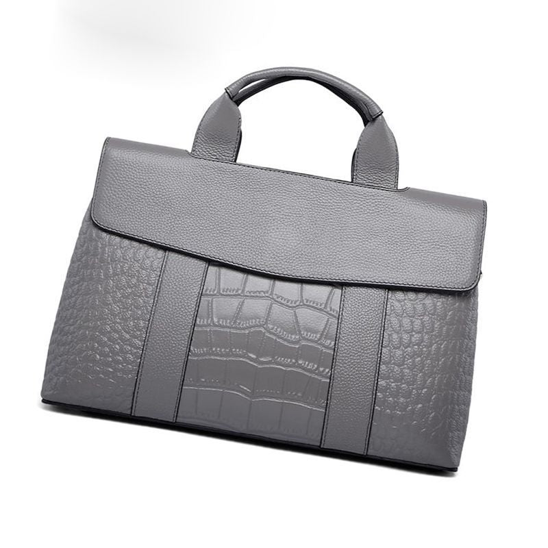Leather  Pattern Handbag Large Capacity Ladies Bag New European And American Fashion All-match Messenger Shoulder Bag